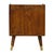 Brown Mango Wood Nightstand With Brass Drawer Front For Sale - Image 8 of 8