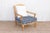 Provincial Cane With Indigo Seat Chair For Sale In Los Angeles - Image 6 of 10