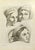 Nicholas Cochin after Raphael, Portraits, Etching, 1755 For Sale