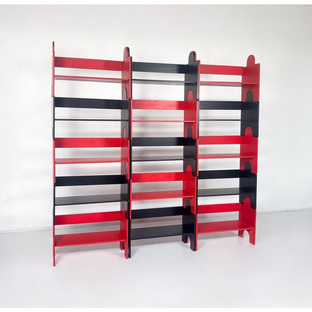 Mid-Century Modern Stackable Wall Unit, Budapest, 1960s For Sale - Image 4 of 13