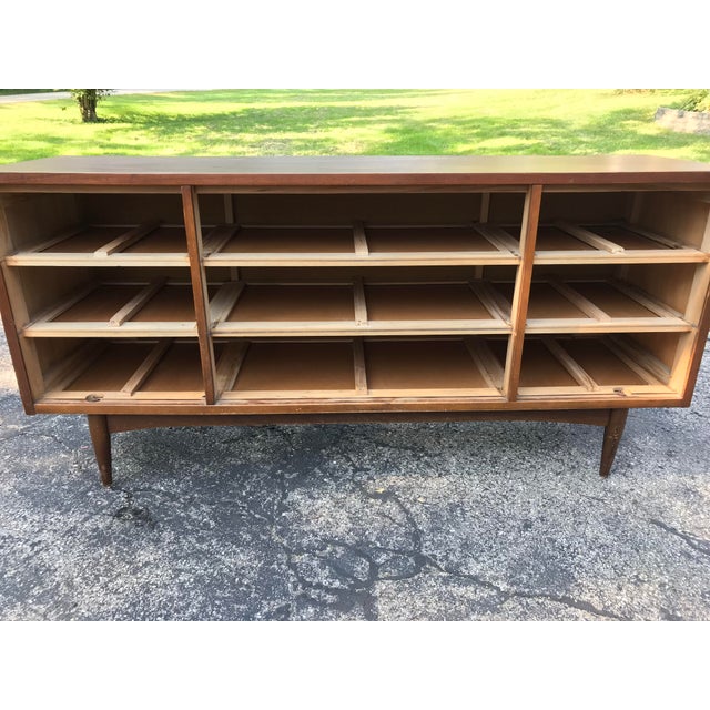 1966 Ward Furniture Mfg. Walnut Dresser & End Tables Set of 3 Chairish