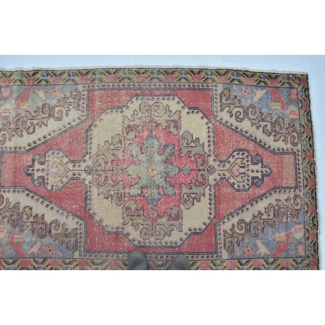 Tribal Antique Handmade Tribal Carpet For Sale - Image 3 of 10