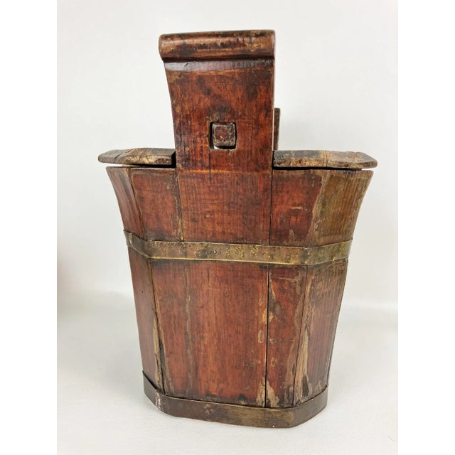 Late 19th Century Antique Chinese Teapot Caddy Carved Wood For Sale - Image 5 of 9