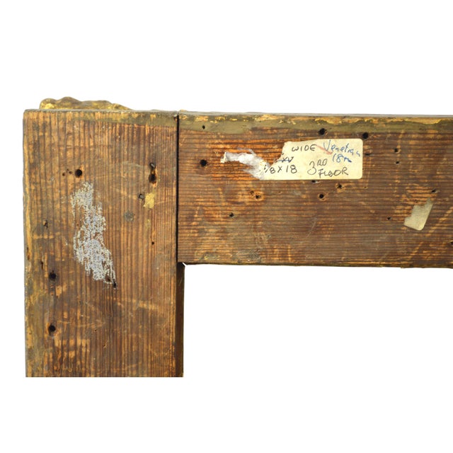 18th Century Exquisite 18th C Carved Giltwood Italian Frame For Sale - Image 5 of 5