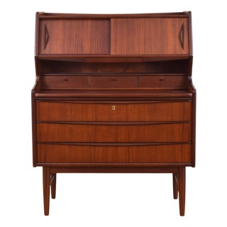Mid-Century Modern Danish Teak Secretaire, 1960s For Sale