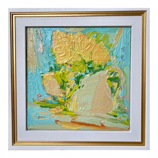 Camillias From the Garden, Still Life by Francesca Owen For Sale