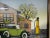 H. Hargrove Serigraph Oil Painting on Canvas Antique Car, General Store, Framed For Sale - Image 4 of 9