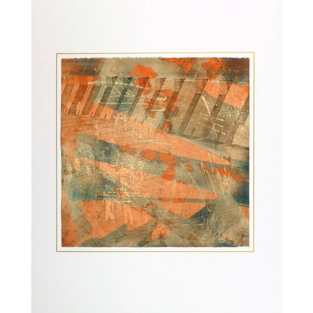 Modern Kismine Varner, American Modern Art - Orange For Sale - Image 3 of 5