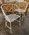 Metal Vintage Mid Century Wrought Iron Loop Chairs- A Pair For Sale - Image 7 of 9