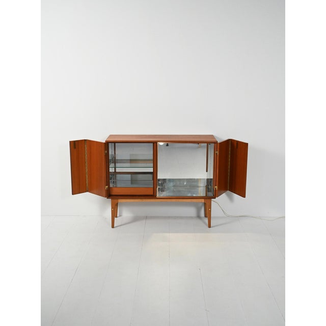 1950s Scandinavian Teak Bar Cabinet, 1950s For Sale - Image 5 of 13