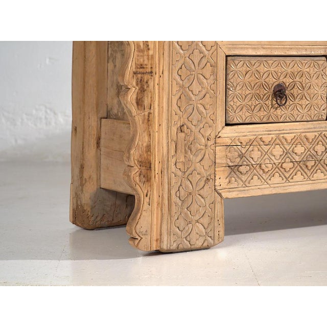 Brown Antique Hand Carved TV Cabinet, 1900 For Sale - Image 8 of 18