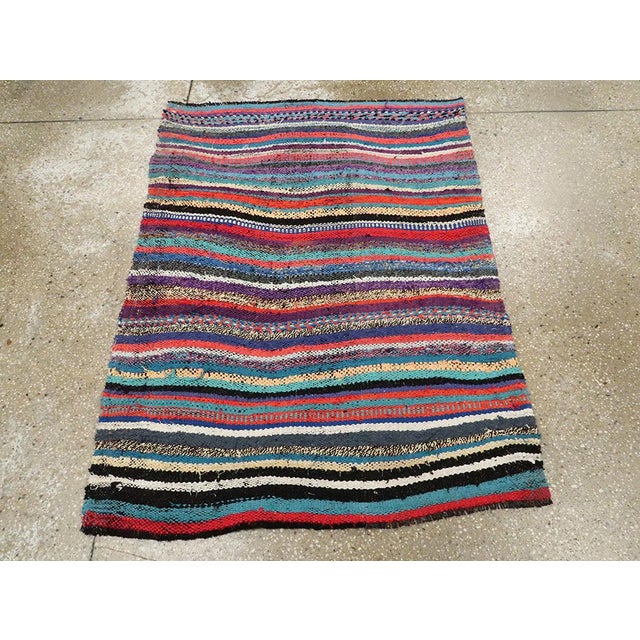 Galerie Shabab Collection Mid-20th Century Persian Flatweave Kilim Rug For Sale - Image 4 of 9