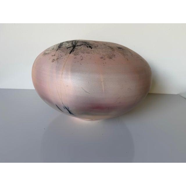Large- 1986 Richard Mahaffey Abstract Sculptural Studio Pottery Vase – Signed For Sale - Image 9 of 12