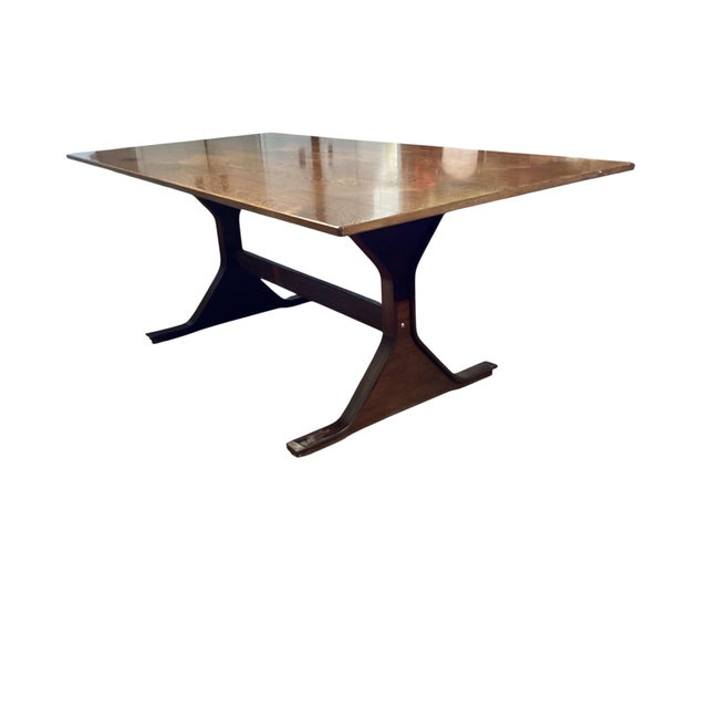 Vintage Wooden Table by Gianfranco Frattini for Bernini, 1960s, in Good conditions. Designed 1960 to 1969 This piece has...