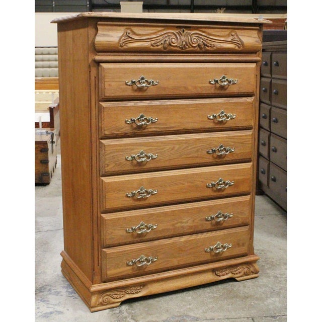 Oakwood Interiors Oak Chest of Drawers For Sale - Image 4 of 8