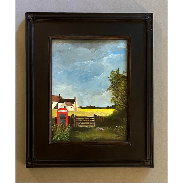 Realism The Red Phone Box by Satori Gregorakis For Sale - Image 3 of 4
