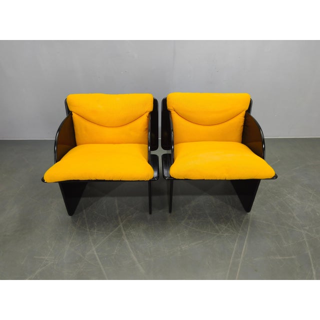 Italian Space Age Lounge Chairs, 1970s, Set of 2 For Sale - Image 3 of 18