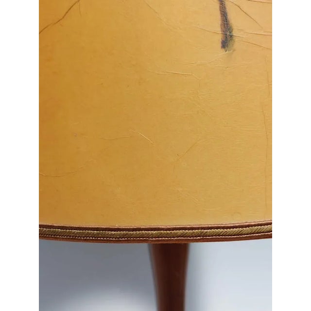 Art Nouveau Lacquered Wood Table Lamp, 1930s For Sale - Image 9 of 10