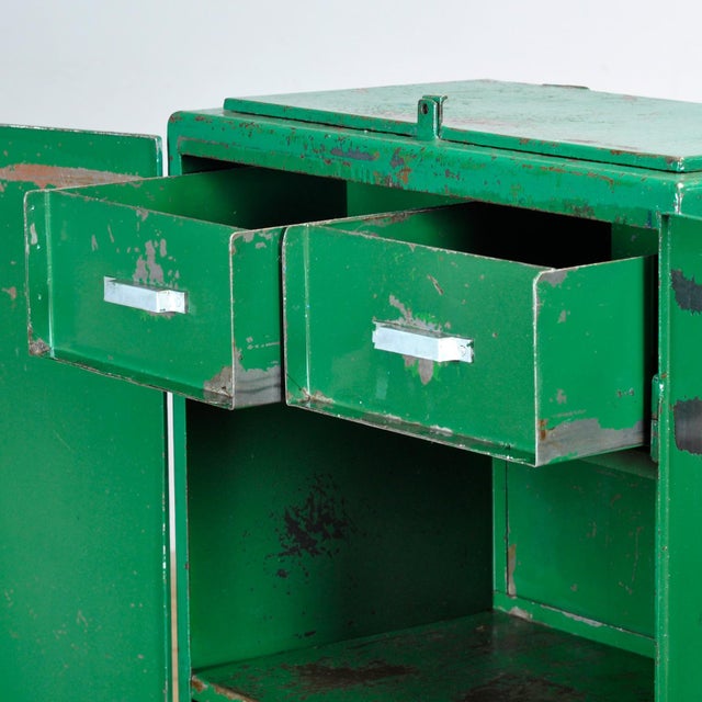 1970s Industrial Iron Cabinet, 1970s For Sale - Image 5 of 16