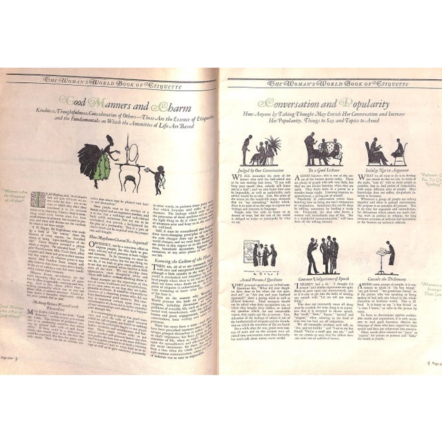 Paper "The Woman's World Book of Etiquette: A Useful Guide for Everyone in Every Day Life" 1928 For Sale - Image 7 of 9