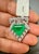 7 Ct Natural Emerald 1 Ct Brilliant cut Diamond Brooch /Pin 18 Kt White Gold For Sale In New York - Image 6 of 18