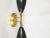 Brass, Black & White Metal Sconce, 1950s For Sale - Image 4 of 8