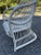 White Vintage Rattan Porters Chair by Willow and Reed For Sale - Image 8 of 11