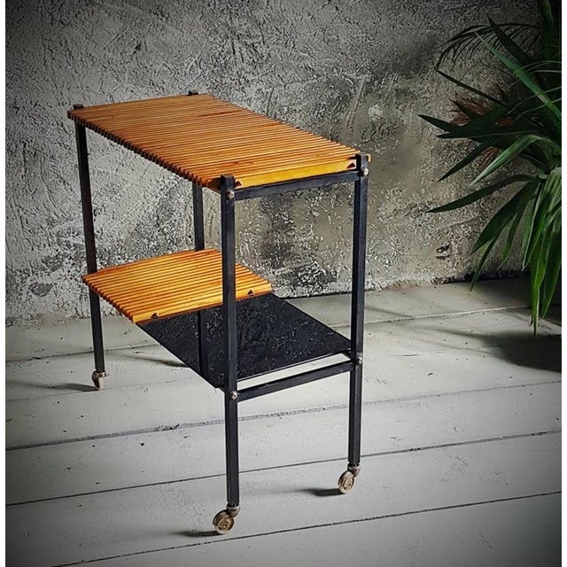 Danish Teak Bar Wagon, 1950s For Sale - Image 11 of 18