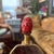 Brick Red Large Antique Chinese Lamp Cinnabar With Finial -Rare For Sale - Image 8 of 8