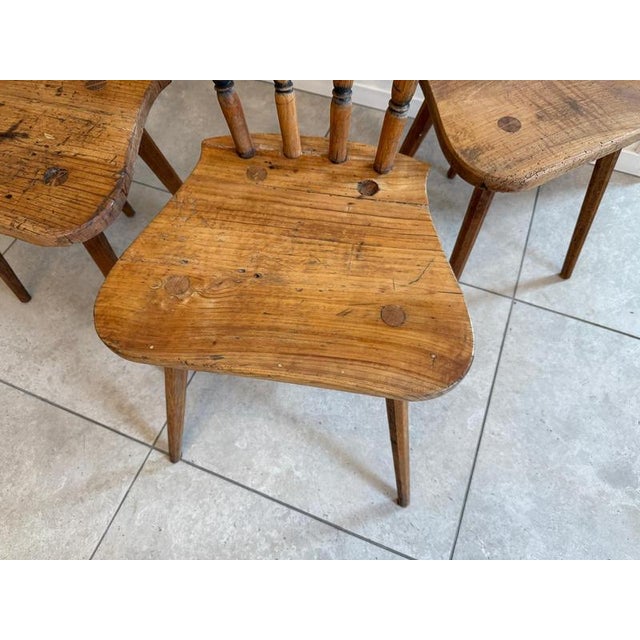 Farmhouse Spindle Chairs, Set of 3 For Sale - Image 9 of 13