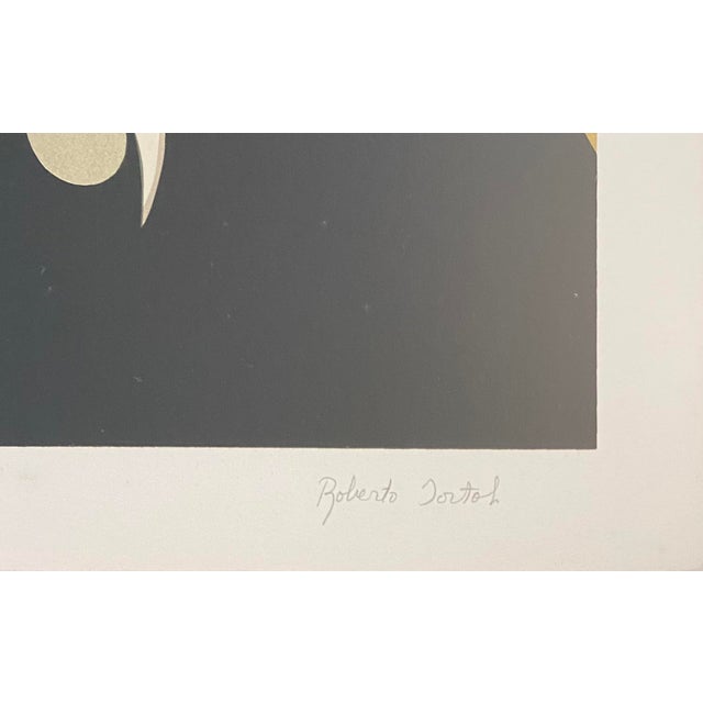 Art Deco Roberto Tortoli French Art Deco Style Color Lithograph For Sale - Image 3 of 11