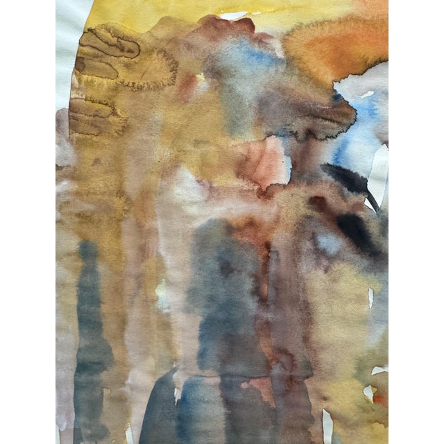 1990s Gilbert Pauli, Innocence, Watercolor on Paper, 1997 For Sale - Image 5 of 9