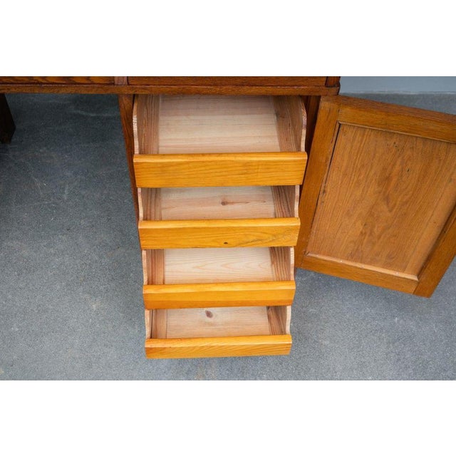 Early 20th Century Art Nouveau Desk in Oak For Sale - Image 16 of 18