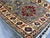 Gray, Cream and Red Kazak Wool Runner Rug, Tribal Hallway Rug, 2'10" X 6'7" For Sale - Image 10 of 15