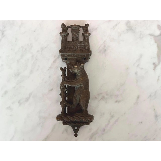 English Warwick Bear Door Knocker For Sale - Image 4 of 14