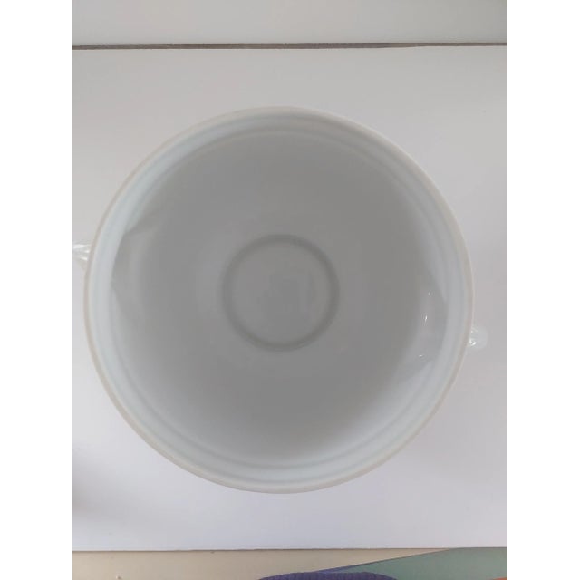 Ceramic Royale Limoges France "Paradis Bleu" Jardiniere For Sale - Image 7 of 9