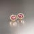 Natural Tourmaline Diamond Earrings 14k Yellow Gold 1.94 TCW Certified For Sale - Image 4 of 9