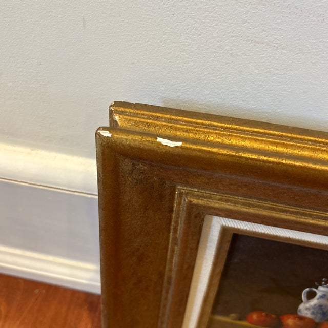 Late 20th Century Original Gérard Roux Still Life Painting For Sale - Image 9 of 11