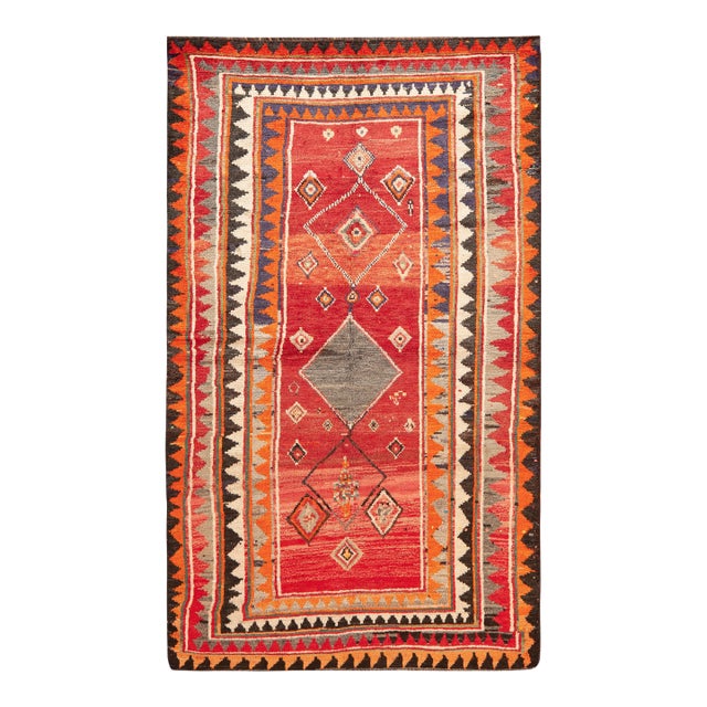 Nazmiyal Collection Vintage Persian Gabbeh Rug For Sale