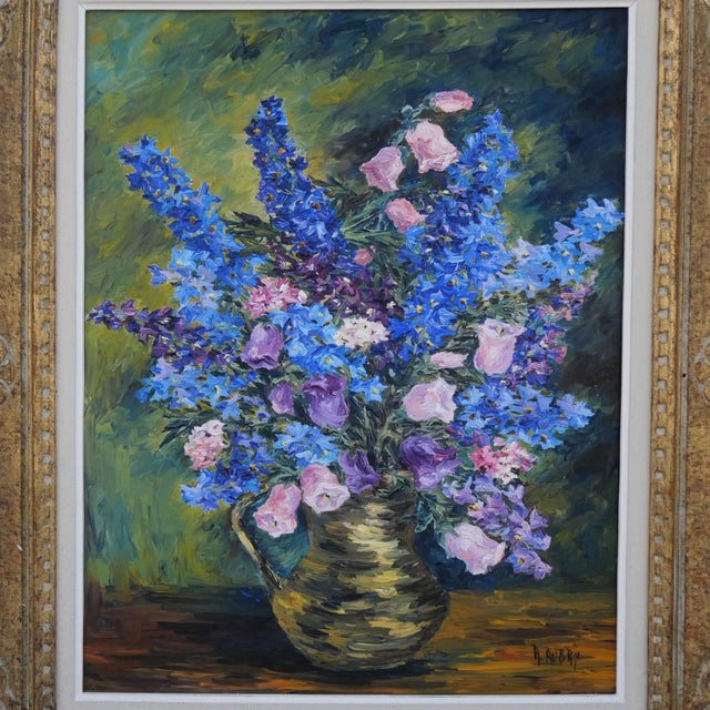 This luminous still life, titled and dated 1947 on the reverse by the artist, captures with rare vibrancy the radiance of...