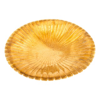 Art Deco Serving Plate in Hammered Copper, Vienna, Austria, 1920s For Sale