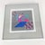 Fabulous vintage Rick Tunkel mixed media signed and framed collage. 1988. Great abstract 80s feel. Love the colors and...