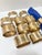 Vintage Solid Brass Banded Napkin Rings – Set of 11 For Sale In Louisville - Image 6 of 8