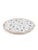 Ivory Morris & Co. Porcelain Dessert Plates With Botanical Pattern and Scalloped Edges - Set of 4 For Sale - Image 8 of 9