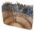 French Studio Art Slab Vase from Saint Emilion, 1980 For Sale