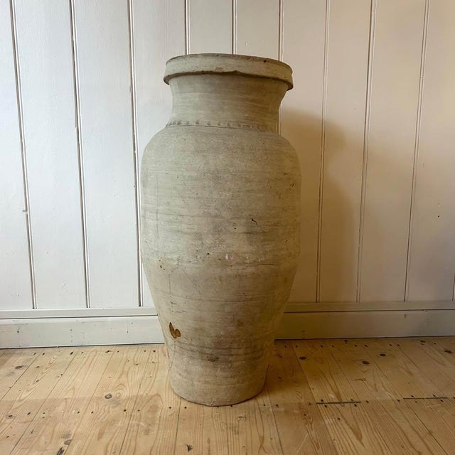 Large Hand Thrown Moroccan Terracotta Olive Pot For Sale - Image 6 of 6