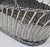 Vintage Handmade Silverplate Wire Wine Basket With Linen Bottle Wrap, French Country Barware For Sale In Dallas - Image 6 of 10