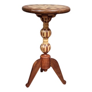 Small Marquetry Side Tables, Set of 2 For Sale