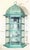Vintage Solid Brass Hexagonal Hanging Lantern – Verdigris Patina 20”h X 11”w For Sale - Image 17 of 18