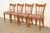 Early 20th Century Antique Italian Regency Fruitwood Inlaid Marquetry Dining Chairs, Set of Four For Sale - Image 5 of 17